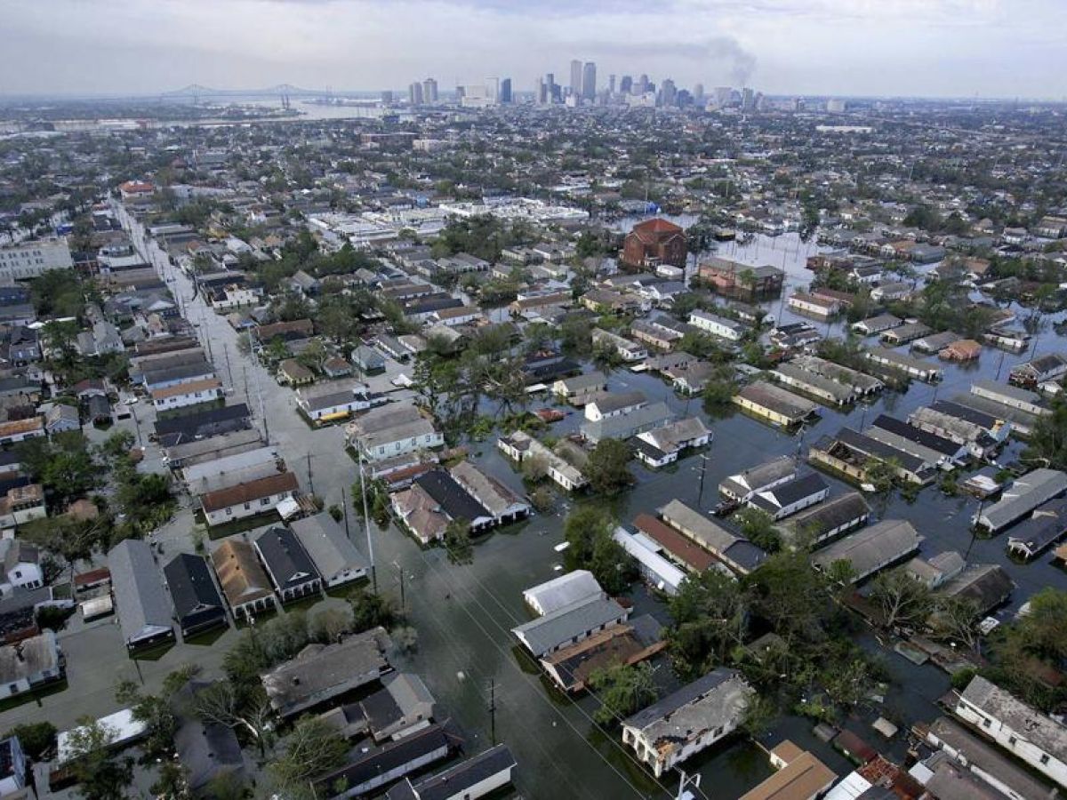 El 29 de agosto de 2005 el devastador huracán Katrina tocó tierra en