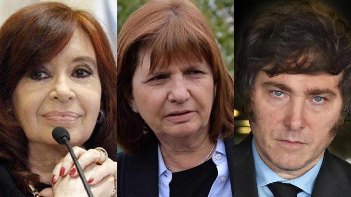 Bullrich Cristina Kirchner y Milei ganarían sus internas según una