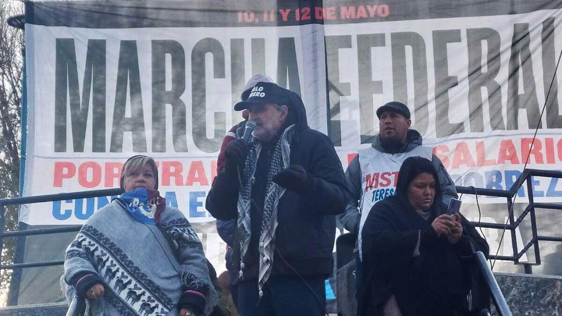 Marcha piquetera en la avenida 9 de Julio a qué hora inician los