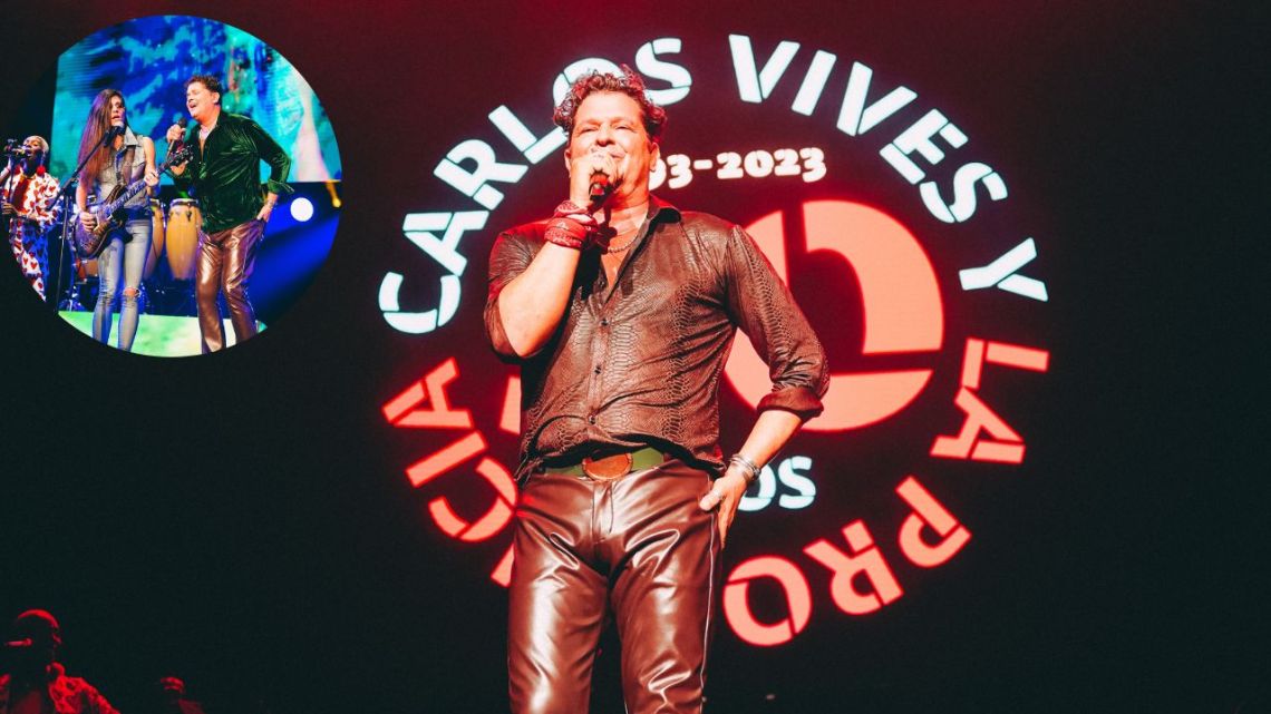 Carlos Vives estuvo en el Movistar Arena y brindó un show a puro