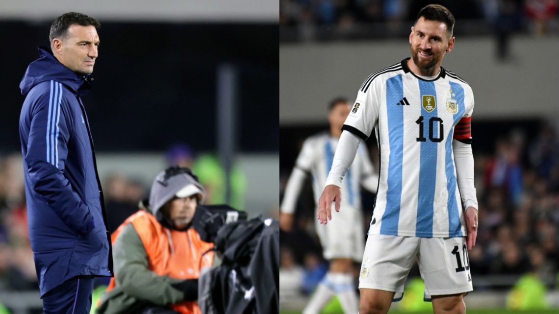 Scaloni encendió las alarmas por el estado físico de Leo Messi Me