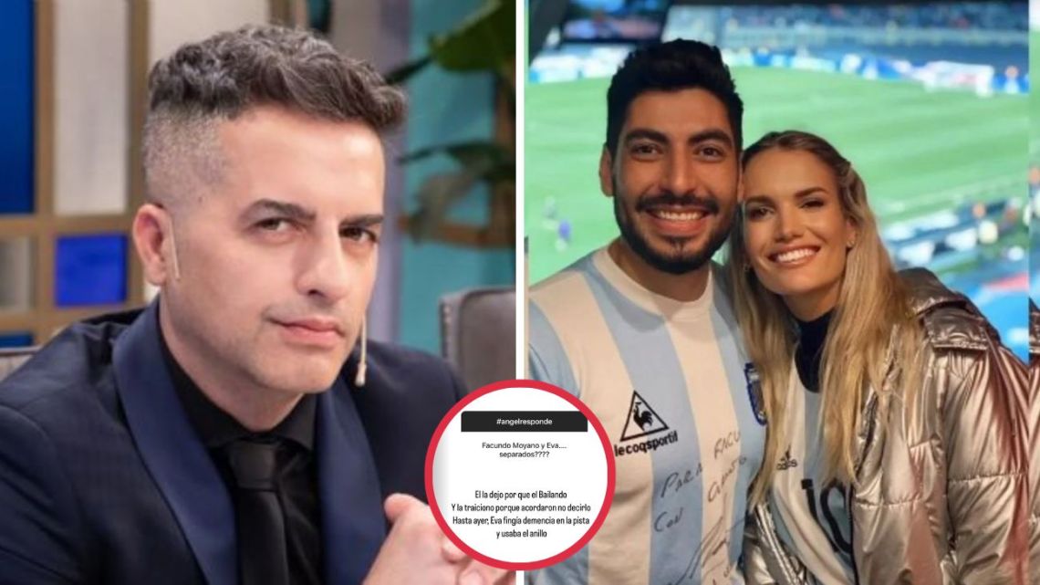 Ángel De Brito reveló que Facundo Moyano se separó de Eva Bargiela