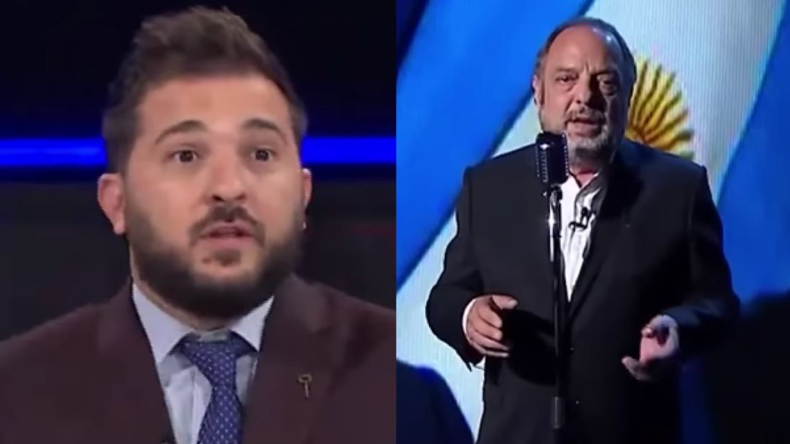 Diego Brancatelli cruzó a Baby Etchecopar por su posición sobre el