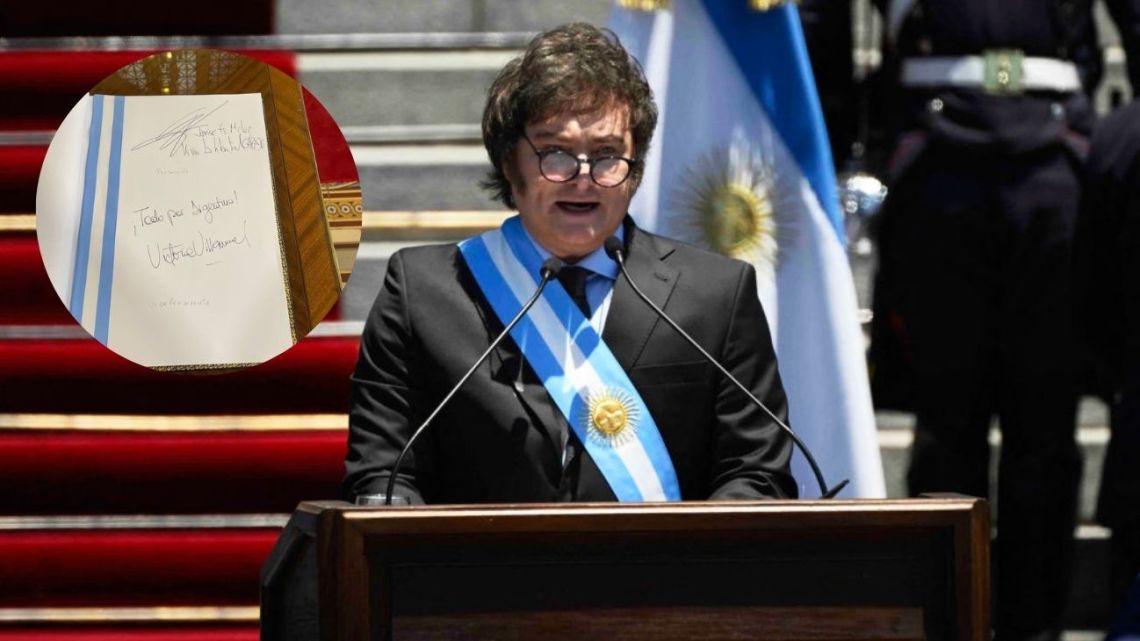 Javier Milei Firm Como Presidente Con Un Mensaje Que Dio Mucho De Qu