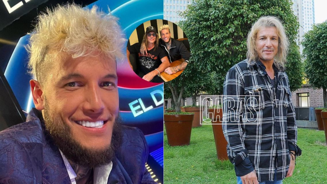 Alex Caniggia Comparti Una Imagen Abrazado A Claudio Caniggia Que