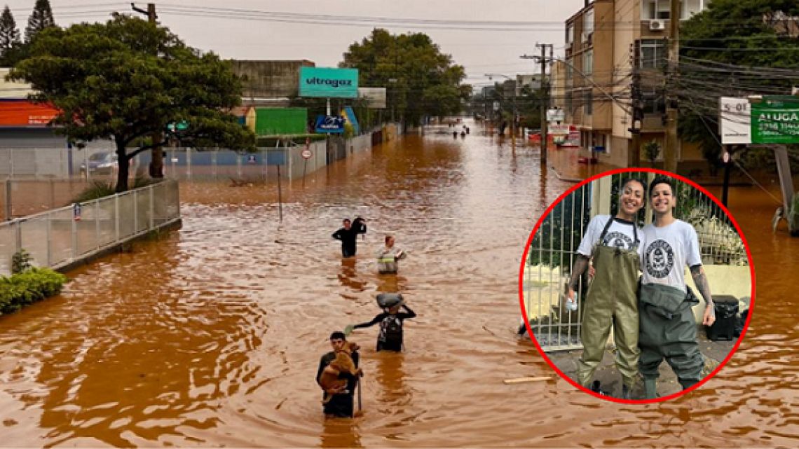 Inundaciones En Brasil El Testimonio De Dos Cordobeses Que Ayudan A