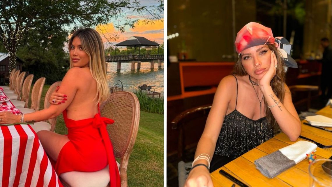 Wanda Nara Y La China Su Rez Estar N Cara A Cara En Un Evento En Punta