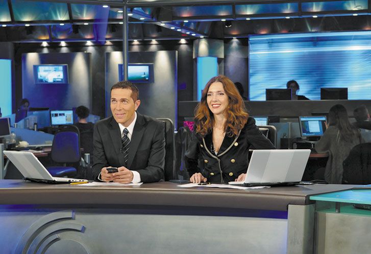 La data. Santillán y Biasatti el jueves pasado derrotaron a sus colegas de Telefe Noticias, Pérez y Barili, por 5,6 puntos.