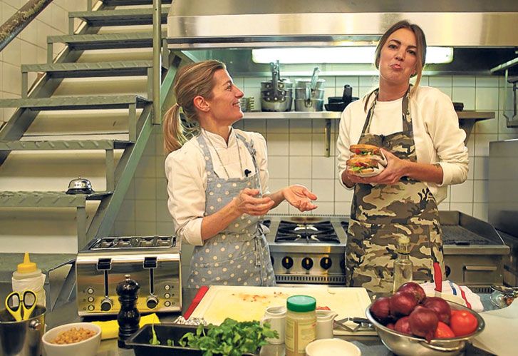Mesa cool. La conductora volvió a los domingos con su nuevo y relajado show “gastrocéntrico”.