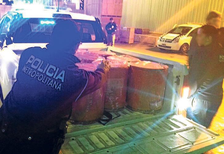 Allanamiento. El jueves, la Justicia y la Metropolitana protagonizaron un tenso operativo.