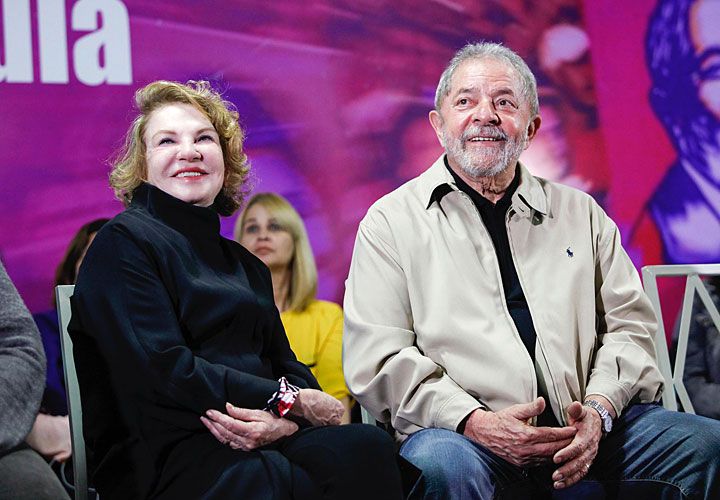 Compañeros. Marisa Letícia Rocco, ex primera dama, quedó en el centro de las sospechas.