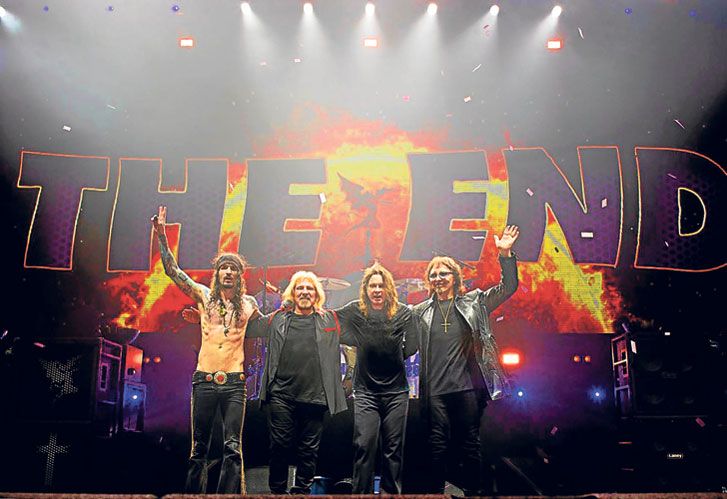 Inoxidables. El cierre de la gira, y de la banda, será en Birmingham el 4 de febrero.
