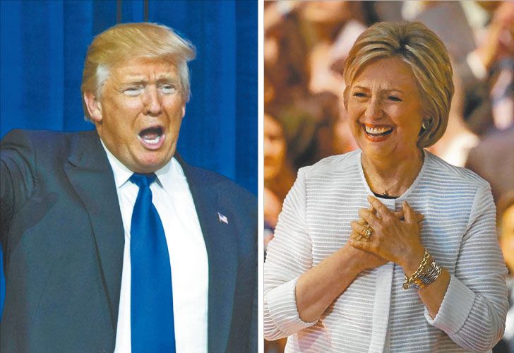 Cada uno con su estilo. Donald Trump se caracteriza por sus discursos reaccionarios, xenófobos e intolerantes. Hillary Clinton sintió el descontento de los movimientos sociales estadounidenses.
