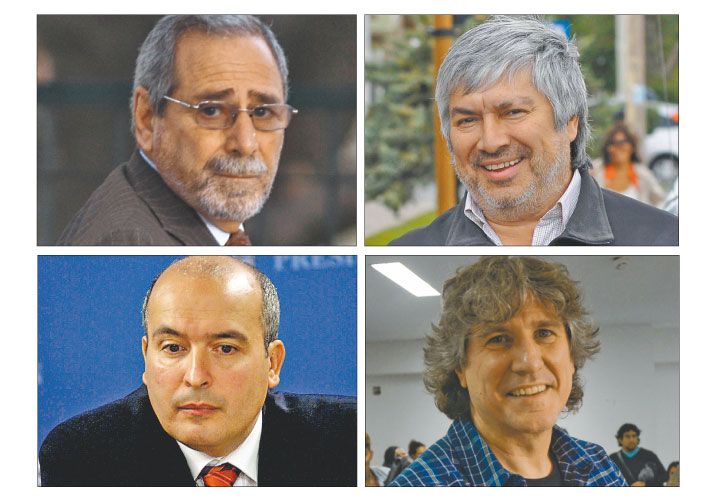 Poker. Jaime, Báez, López y Boudou, cuatro de los ex funcionarios con problemas judiciales.