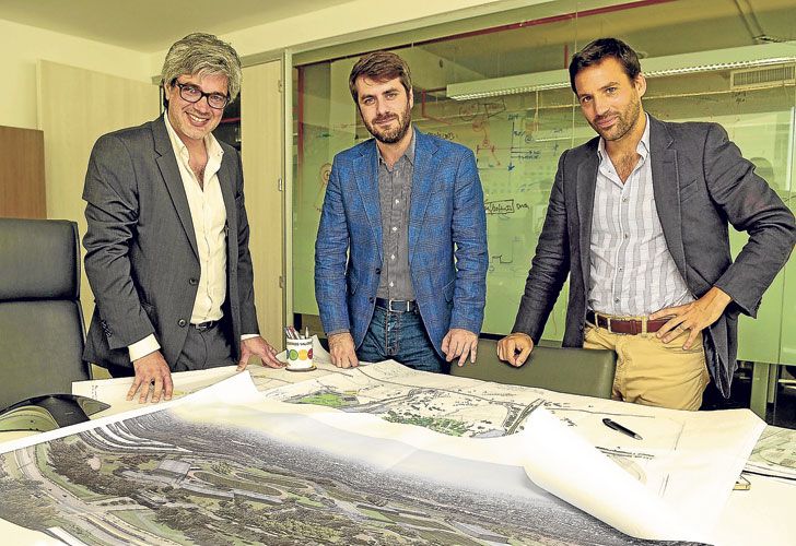 Equipo. Francisco Milia, Juan Vacas y Alvaro García Resta lideran a los “renderistas” porteños.