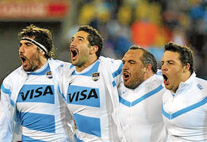 Rugby. Somos un equipo que se abraza y canta el Himno Nacional hasta las lágrimas.