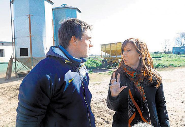 Lincoln. Esta semana, la candidata visitó un tambo en el interior de la provincia de Buenos Aires.