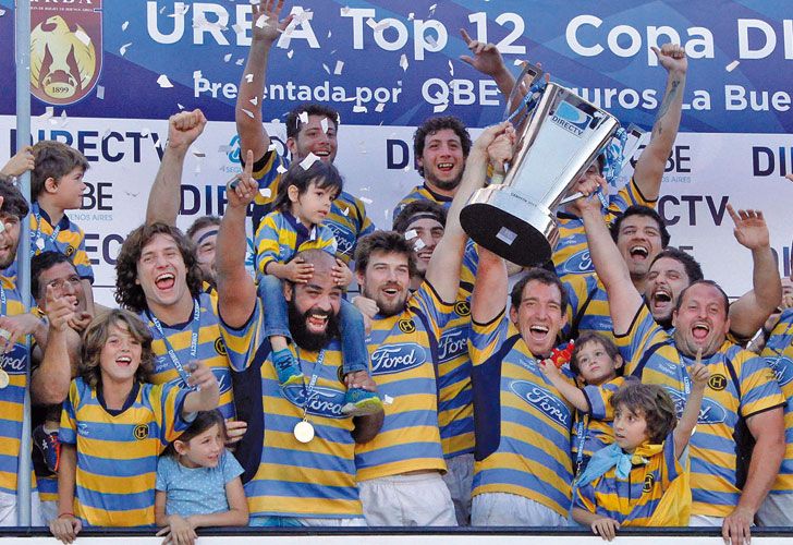 Festejo. El equipo de Don Torcuato derrotó 27-20 a Alumni y ganó el sexto título en diez años.