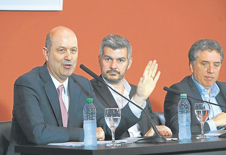 Anuncios. La mesa del jueves en la Casa Rosada, sin referentes del área productiva.