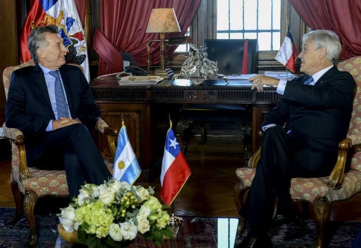 Macri se juntó con Piñera antes de la asunción.