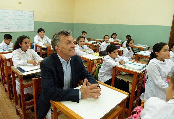Macri ofrece los resultados de las pruebas Aprender 2017.