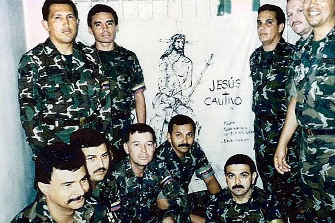 Diosdado Cabello y Hugo Chávez