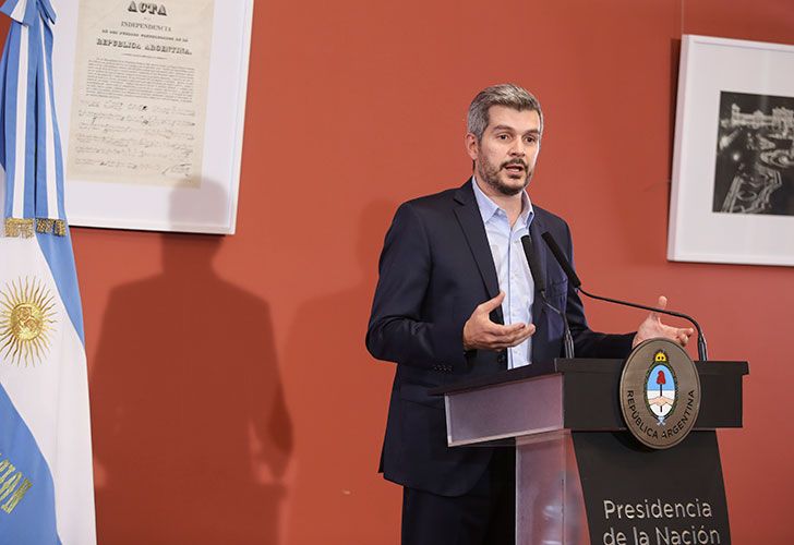 El funcionario defendió la decisión de pedir un préstamo al Fondo Monetario Internacional. Foto: Noticias Argentinas.