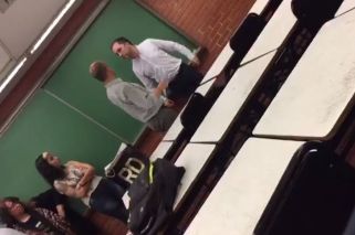 Video: un profesor de la UB desafió y amenazó a un alumnos en plena clase