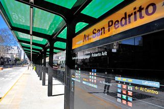 Flores: abrió un centro de trasbordo para colectivos