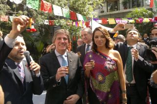 Mónica, la pareja de Boudou, en Buenos aires