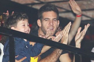 Del Potro fue a ver a Jimena Barón y ella le dedicó un tema