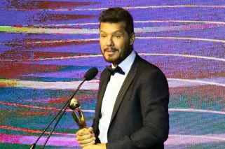 Tinelli: sonrisas y retoque facial para cerrar mañana un duro año televisivo