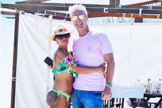 Marley y Peña, verano con hijos