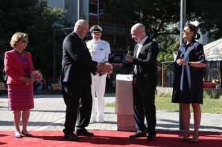 Los reyes de Noruega visitaron Belgrano junto a Horacio Rodríguez Larreta