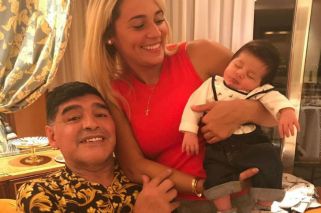 La felicidad de Diego Maradona y Rocío Oliva tras conocer al hijo de Diego Jr.