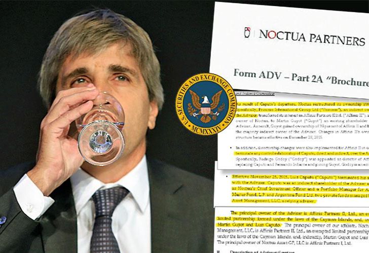 Una firma offshore declaró que Caputo fue su “dueño indirecto”