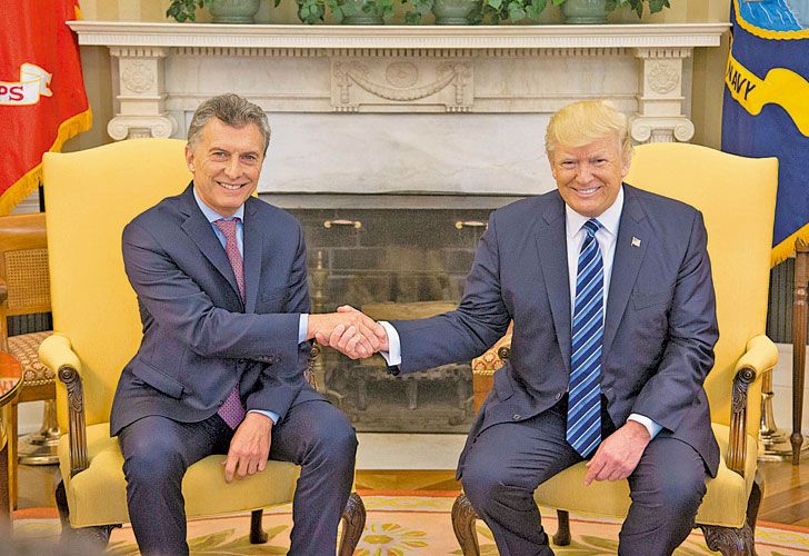 Macri habla por Trump