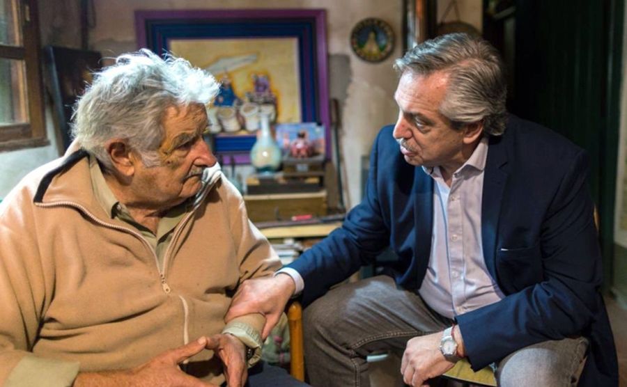 Jose Pepe Mujica y Alberto Fernandez