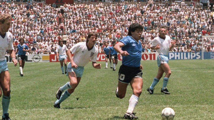 Diego Maradona, gol a Inglaterra en México 86