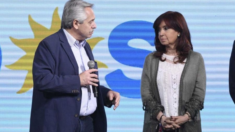 Alberto Fernández y Cristina Kirchner, tras la derrota