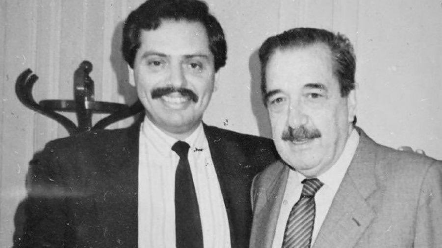 Alberto Fernández y Raúl Alfonsín
