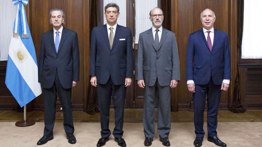 Juan Carlos Maqueda, Horacio Rosatti, Carlos Rosenkrantz y Ricardo Lorenzetti, los cuatro jueces del tribunal.