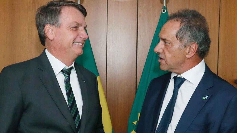 Daniel Scioli con Jair Bolsonaro