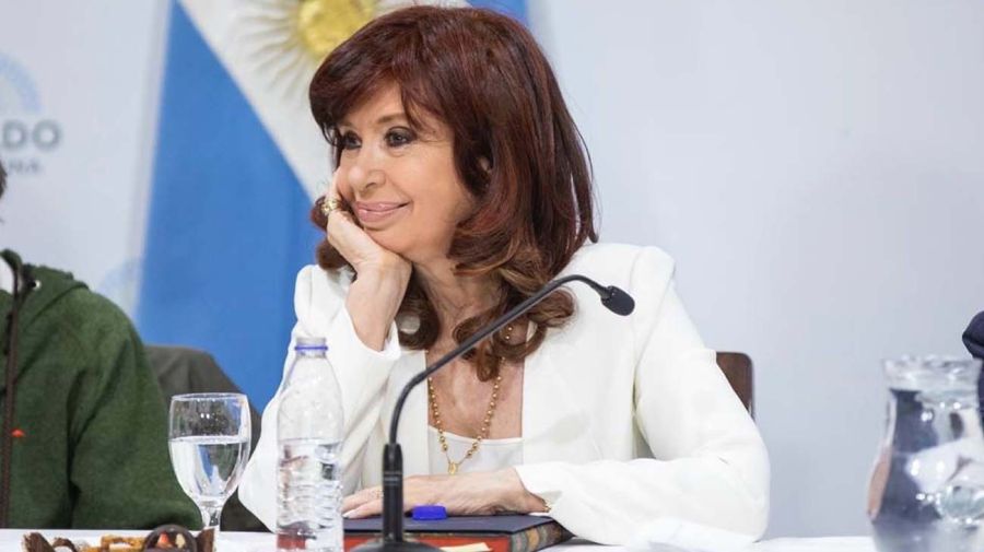 Cristina Kirchner, tras el ataque, en el Senado