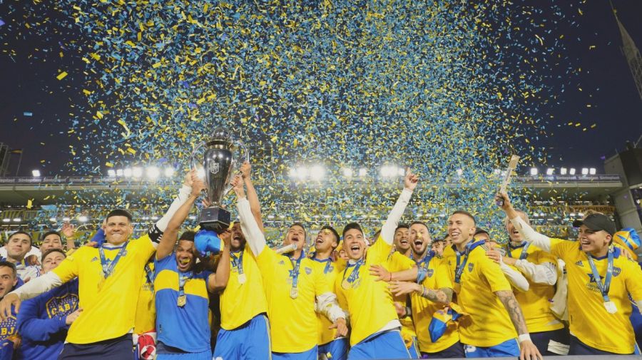 Boca salió campeón de la Liga Profesional