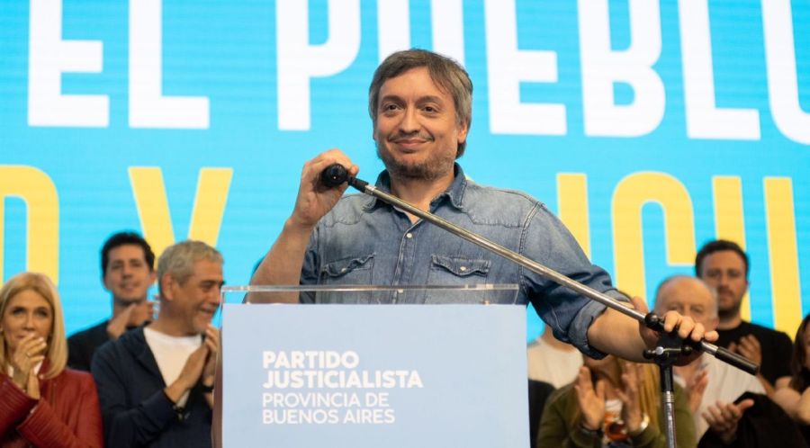 El presidente del PJ bonaerense, Máximo Kirchner.
