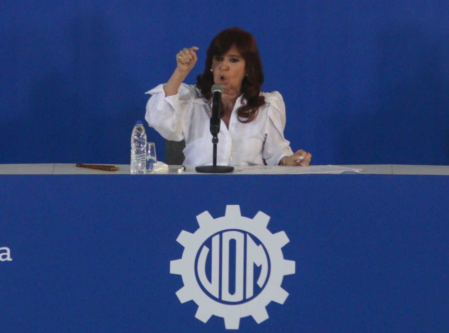 Cristina Kirchner cuestionó al Movimiento Evita