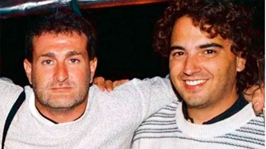 José Luis Cabezas y Gabriel Michi, horas antes del crimen
