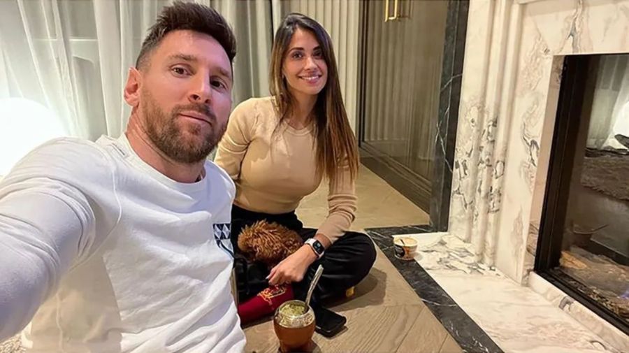 Lionel Messi y Antonela Rocuzzo en Miami