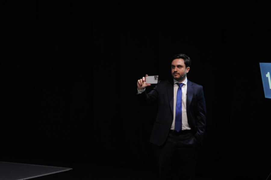 Ramiro Marra en el debate de candidatos a jefes de gobierno de la Ciudad de Buenos Aires.